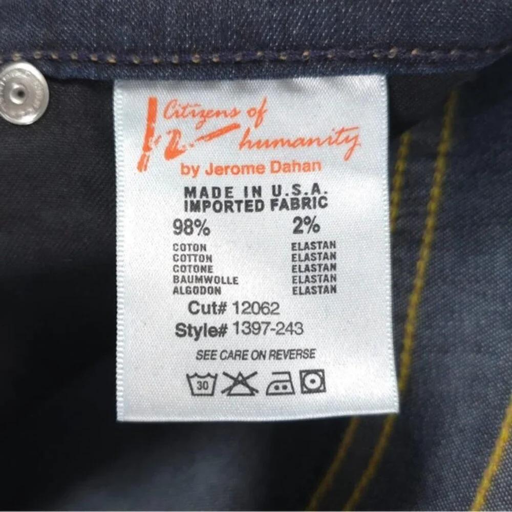 CITIZENS OF HUMANITY BootCut Flare Jeans MADE IN USA 🇺🇸 Style 1397-243 Size 27 - Picture 13 of 13